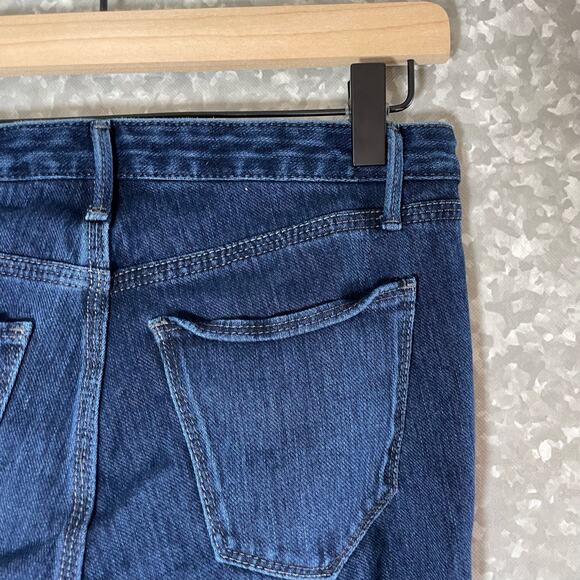 Madewell Dark Wash Denim Low Rise Skinny Jeans - Size 0 - Five Pocket Design - Picture 5 of 6